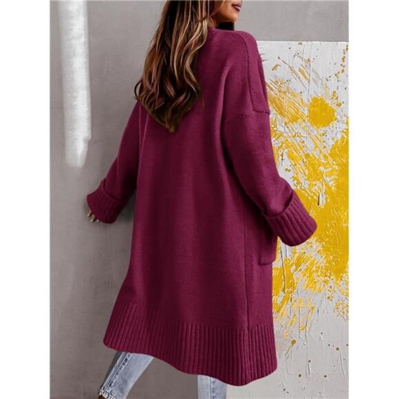 Cardigan Sweaters for Women Plum - Picture 3 of 5